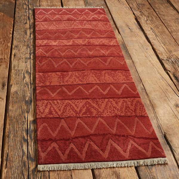 Tibet Rug Company 60 CT RICRAC Red Rug