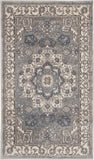 nourison quarry qua07 grey ivory rug