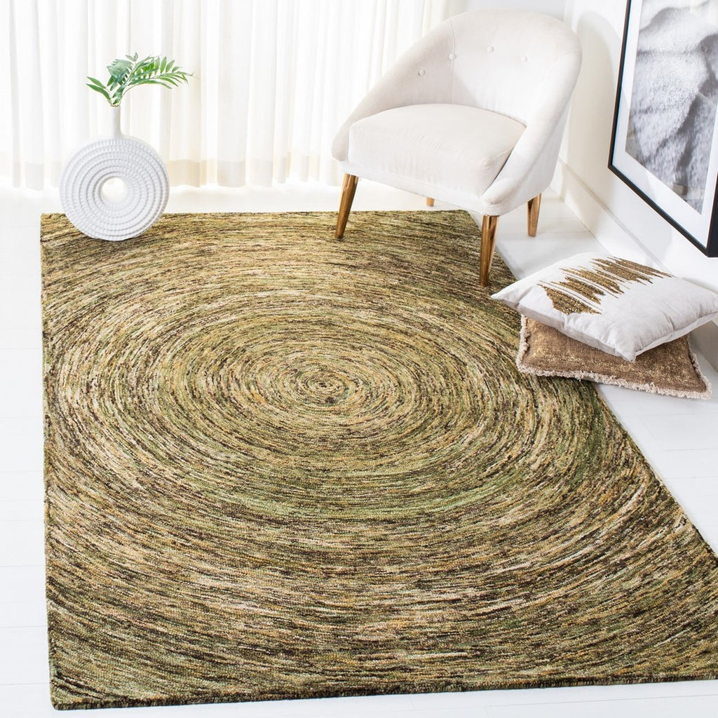 safavieh clearance ikat ikt633y green rug