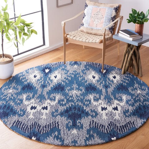 safavieh clearance ikat ikt652m blue rug