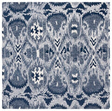 safavieh clearance ikat ikt654m blue rug