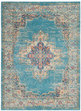 nourison passion psn03 light blue rug