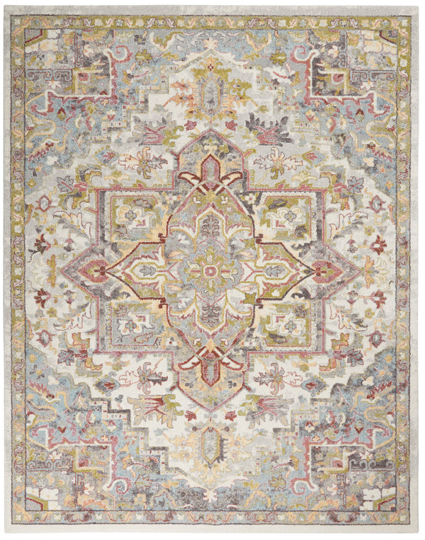 nourison soraya sor04 ivory multi rug