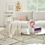 nourison luminescence z2001 blush pillow
