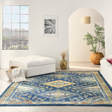 nourison allur alr02 navy multicolor rug
