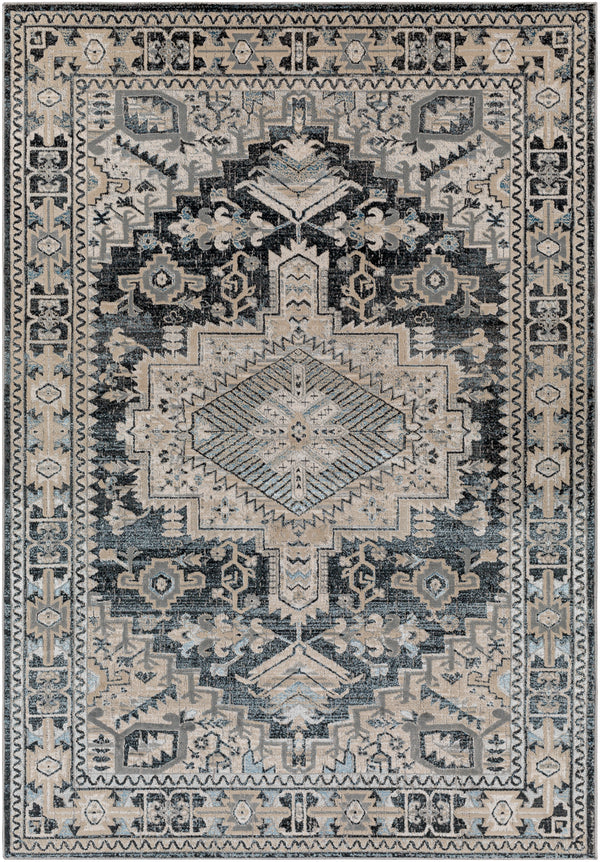 surya impulse ips 2308 black rug