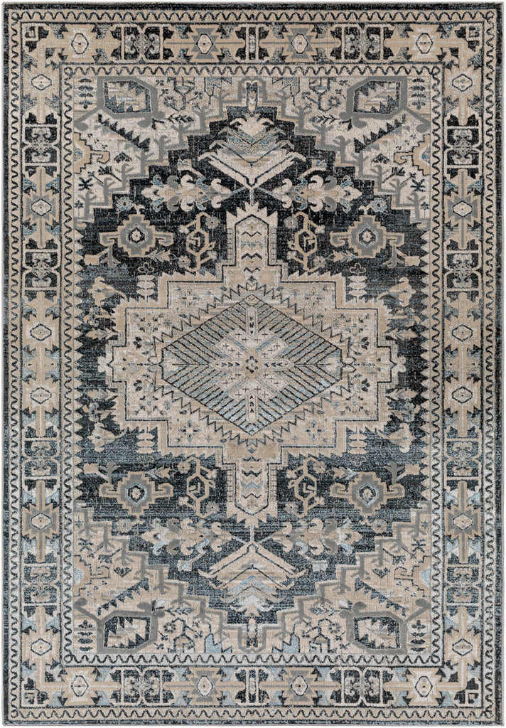 surya impulse ips 2308 black rug
