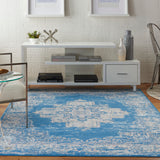 nourison grafix grf14 blue rug