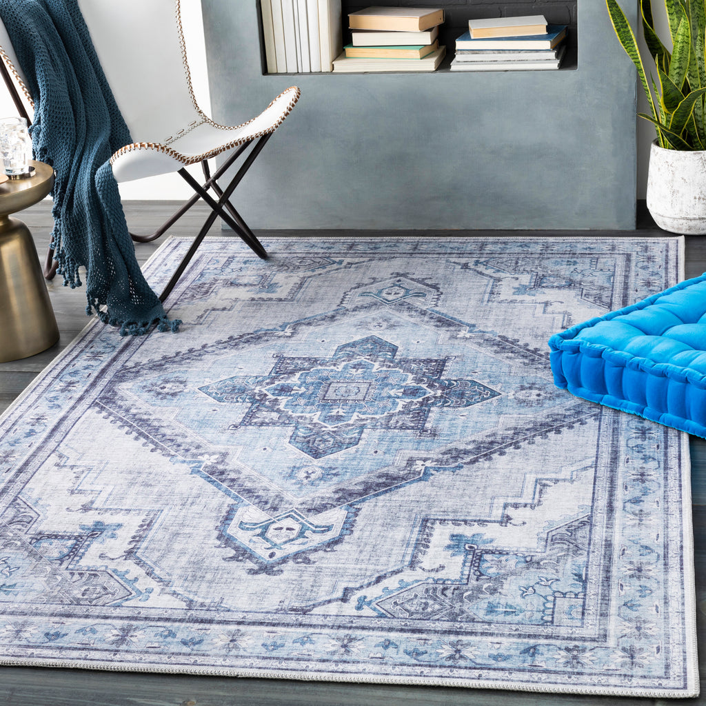 surya iris irs 2304 ice blue rug