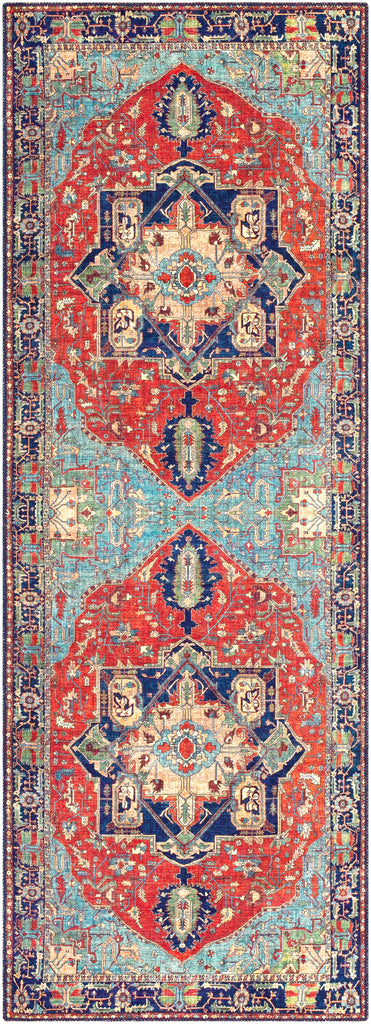 surya iris irs 2308 bright red rug
