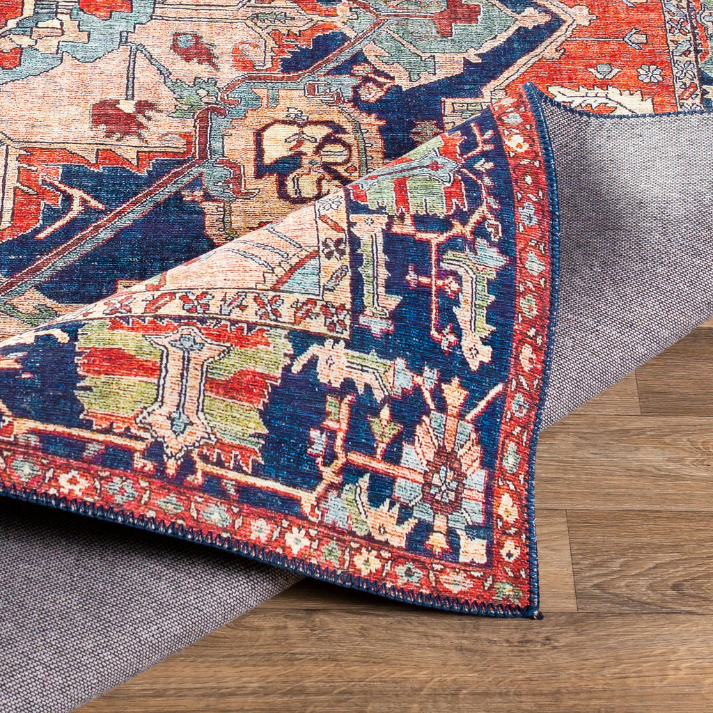 surya iris irs 2308 bright red rug