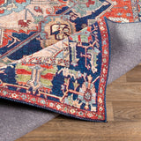 surya iris irs 2308 bright red rug