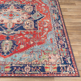 surya iris irs 2308 bright red rug