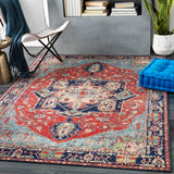 surya iris irs 2308 bright red rug