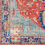 surya iris irs 2308 bright red rug
