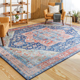 Surya Iris Navy Rug | Indoor Rugs | Rugs Done Right