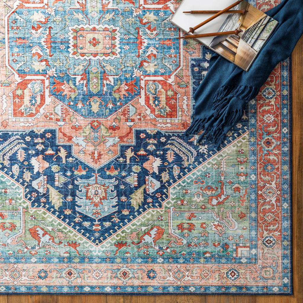 Surya Iris Navy Rug | Navy Rugs | Rugs Done Right
