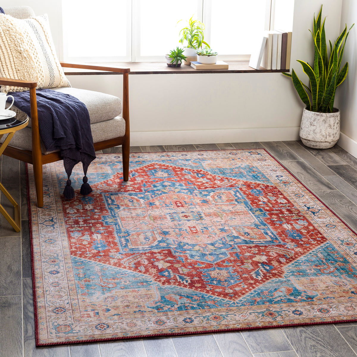surya iris irs 2313 burnt orange rug