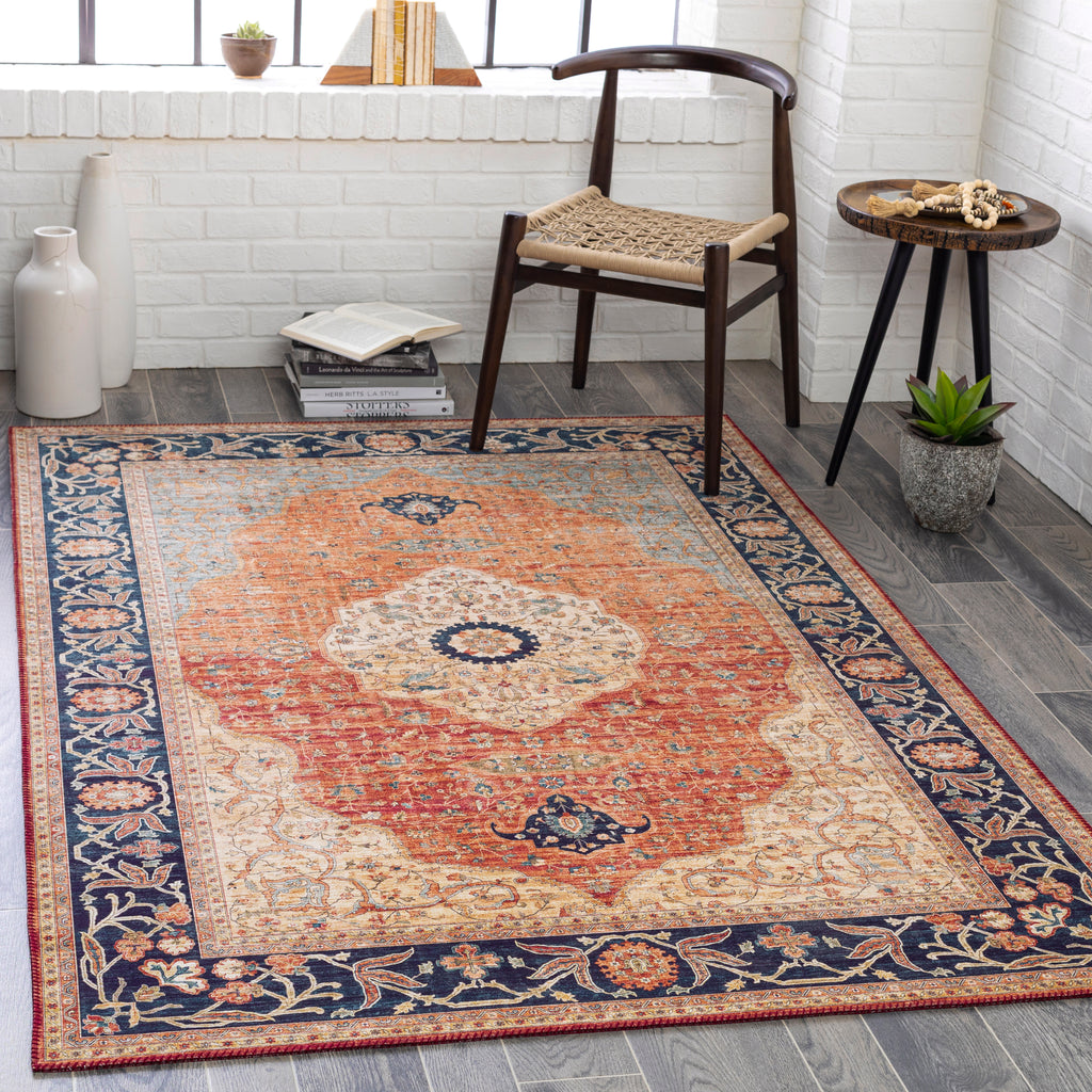 Surya Iris Navy Rug | Navy Rugs | Rugs Done Right 