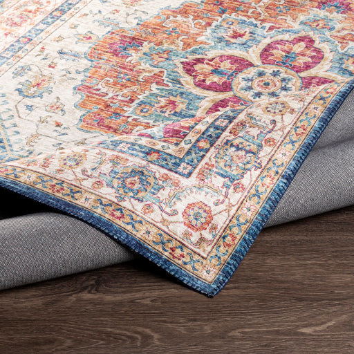 surya iris irs 2319 bright blue rug
