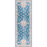 surya iris irs 2322 bright blue rug