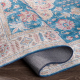 surya iris irs 2322 bright blue rug