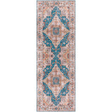 surya iris irs 2326 bright blue rug