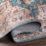 surya iris irs 2326 bright blue rug