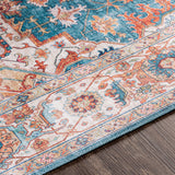 surya iris irs 2326 bright blue rug
