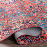 surya iris irs 2330 red rug