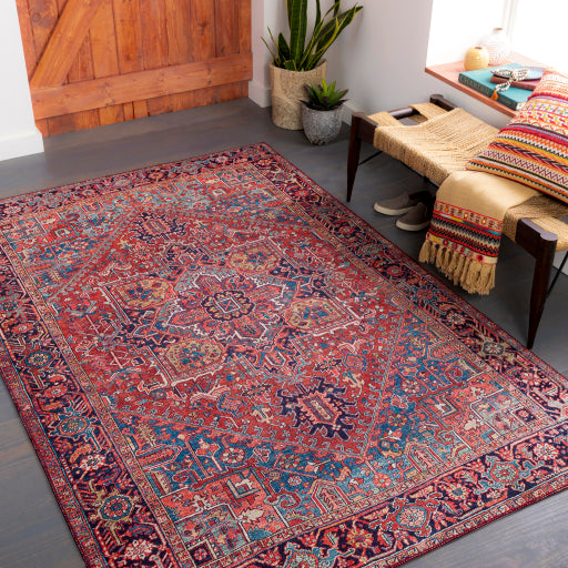 surya iris irs 2330 red rug