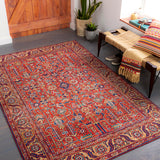 surya iris irs 2332 red rug