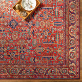 surya iris irs 2332 red rug