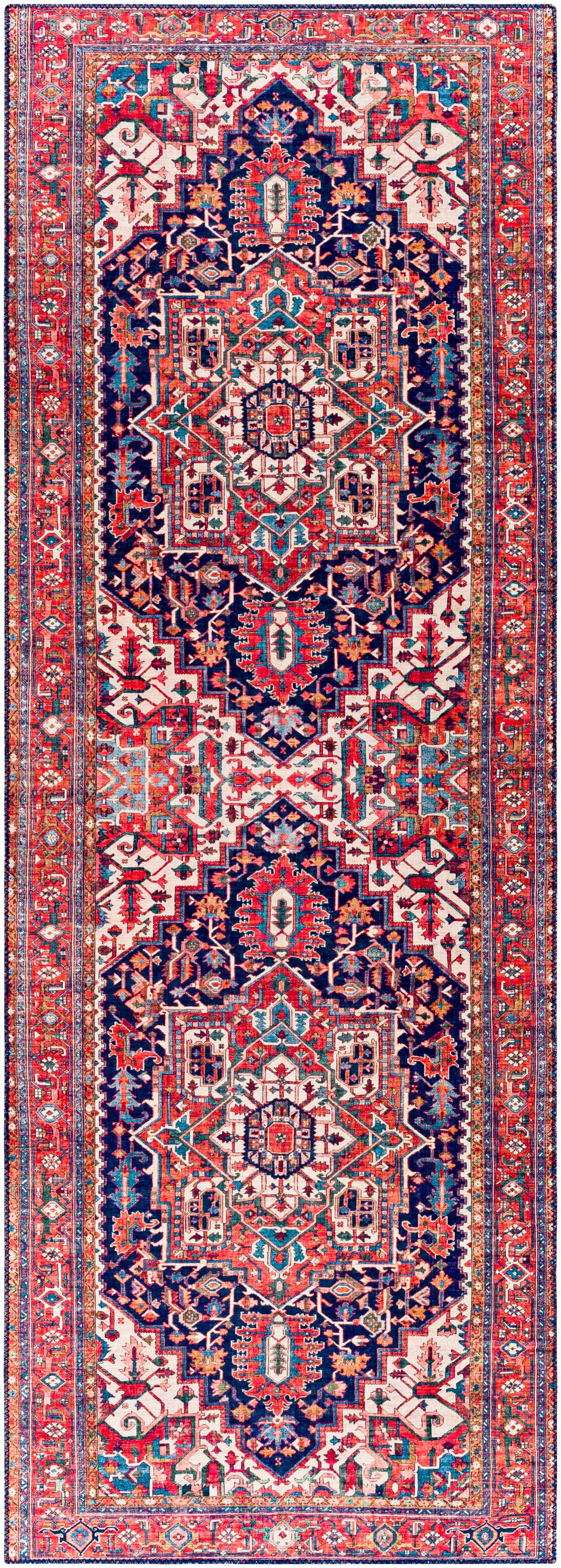 Surya Iris Red Rug | Runner Rugs | Rugs Done Right 