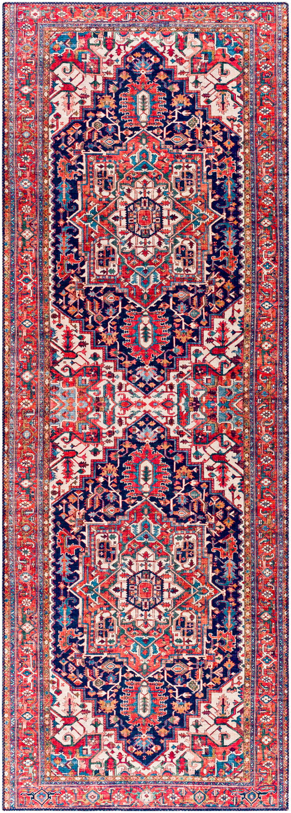 Surya Iris Red Rug | Runner Rugs | Rugs Done Right 