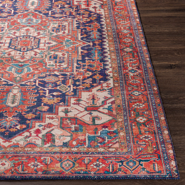 Surya Iris Red Rug | Orange Rugs | Rugs Done Right 