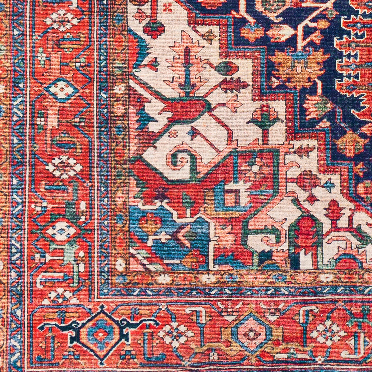 Surya Iris Red Rug | Synthetic Rugs | Rugs Done Right 