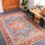 surya iris irs 2337 red rug