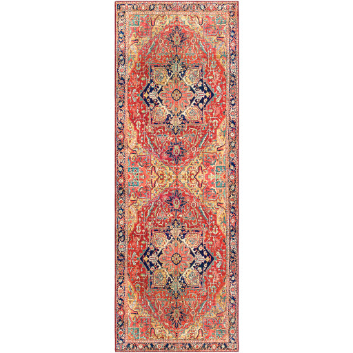 surya iris irs 2343 red rug