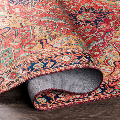 surya iris irs 2343 red rug