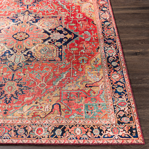 surya iris irs 2343 red rug