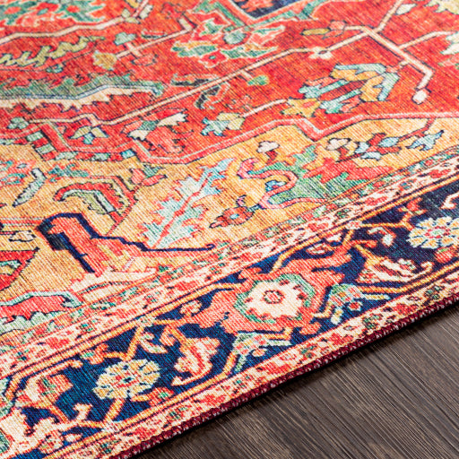 surya iris irs 2343 red rug