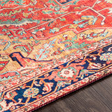 surya iris irs 2343 red rug
