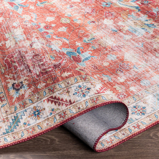 surya iris irs 2348 red rug