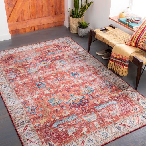 surya iris irs 2348 red rug