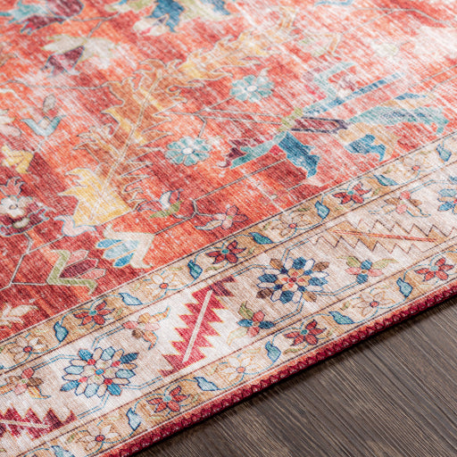 surya iris irs 2348 red rug
