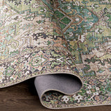 surya iris irs 2361 dark green rug