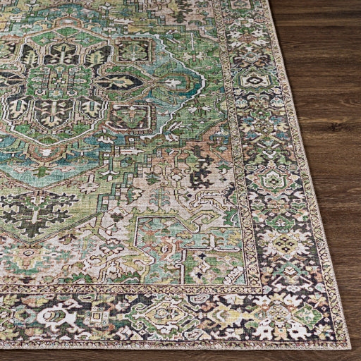 surya iris irs 2361 dark green rug
