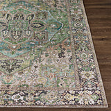 surya iris irs 2361 dark green rug