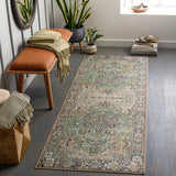 surya iris irs 2361 dark green rug